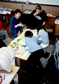 Students at work