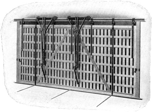 Twin Carriers for Kiln Doors 18 to 35 Feet wide