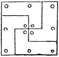 Circle puzzle solution