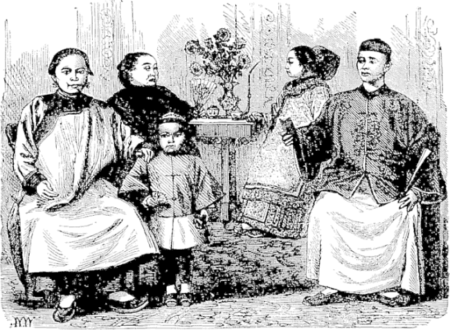 Illustration: A CHINESE FAMILY PICTURE