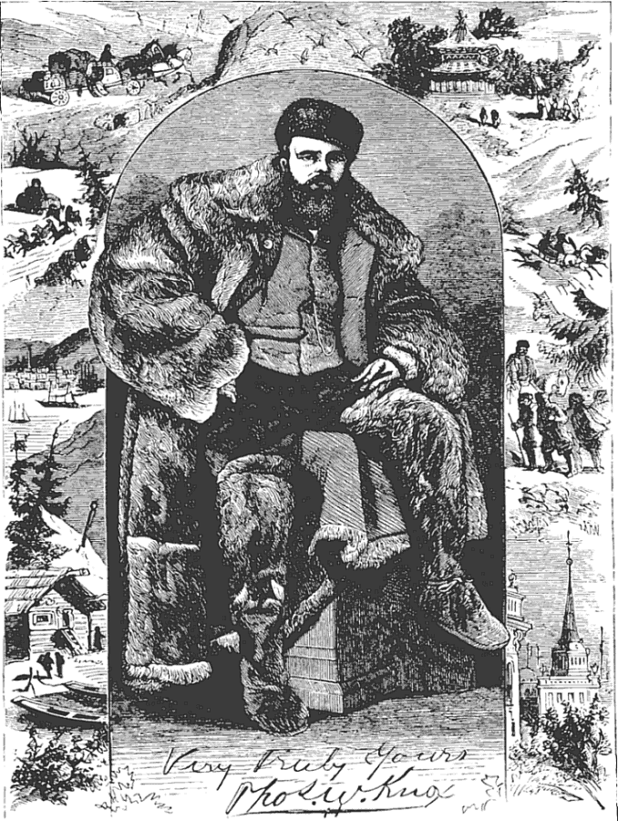 Illustration: FRONTISPIECE, THE AUTHOR IN SIBERIAN COSTUME