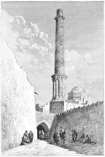 Mongoolsche minaret.