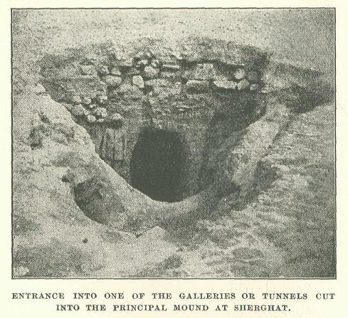 397.jpg Entrance Into One of the Galleries Or Tunnels Cut Into the Principal Mound at Sherghat. 