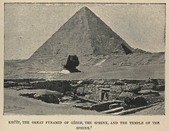 179.jpg Kht, the Great Pyramid of Gzeh, The Sphinx, And the Temple of The Sphinx 