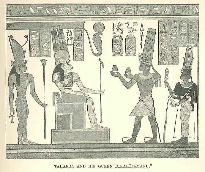 139.jpg Taharqa and his Queen Dikahtamanu 