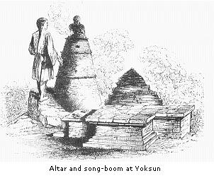 Altar and song-boom at Yoksun